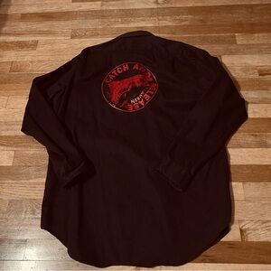 Black Shirt with Red Graphic Ralph Lauren